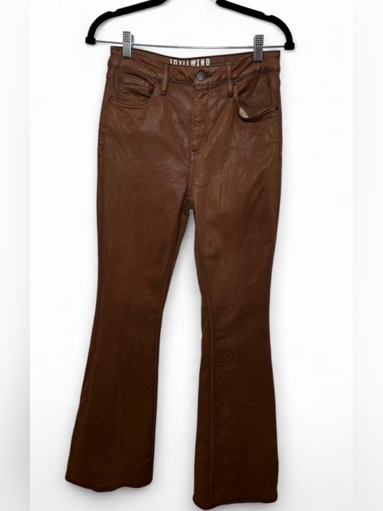 Idyllwind Denim - Idyllwind Miranda Lambert Cognac Brown Coated Flare Jeans High Rise Size 6